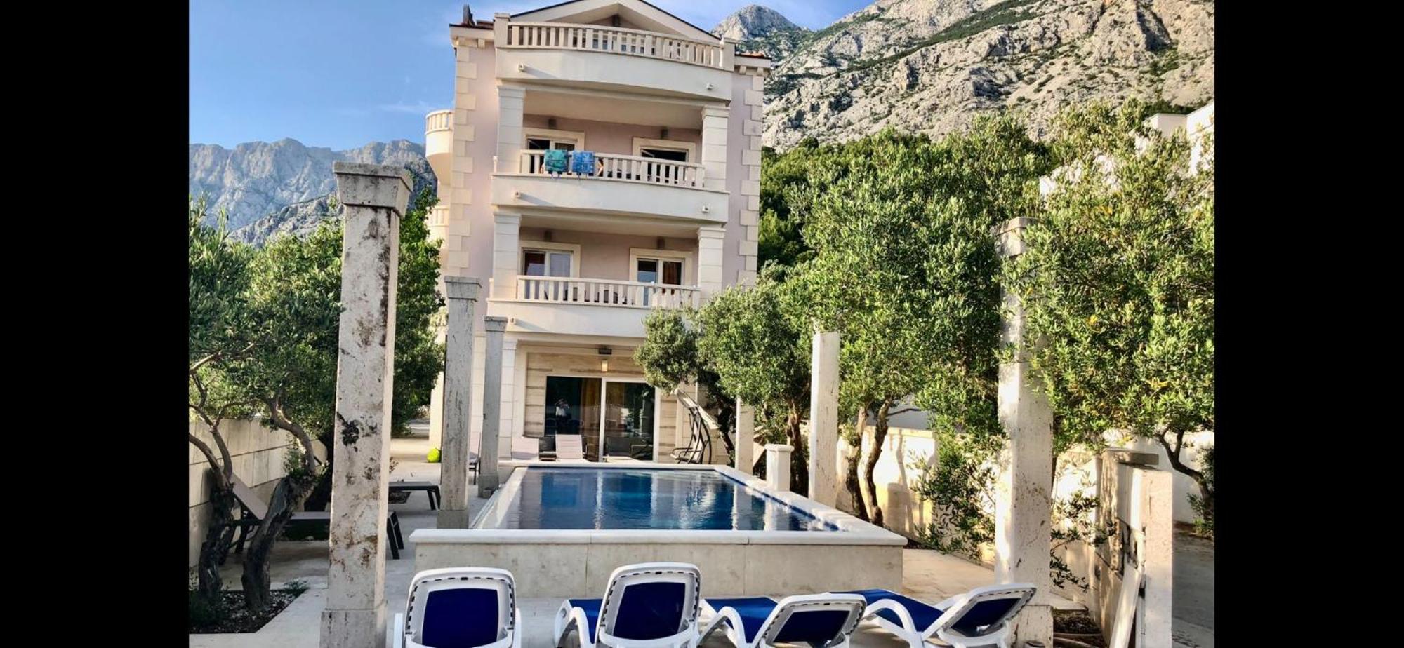 Villa Luce Mit Pool Makarska Dış mekan fotoğraf